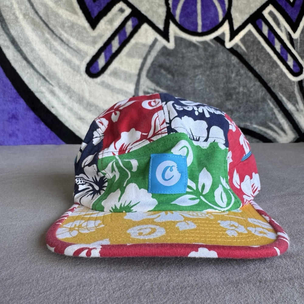 Cookies 5-panel camp cap Hawaiian floral print One Size